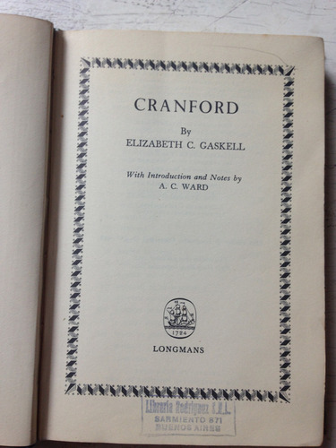 Cranford Elizabeth C. Gaskell