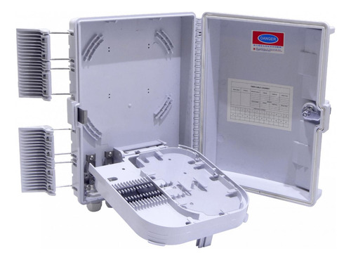 Caja Fibra Blanca 16 Rectangular Ip65 Con Llave Clickbox