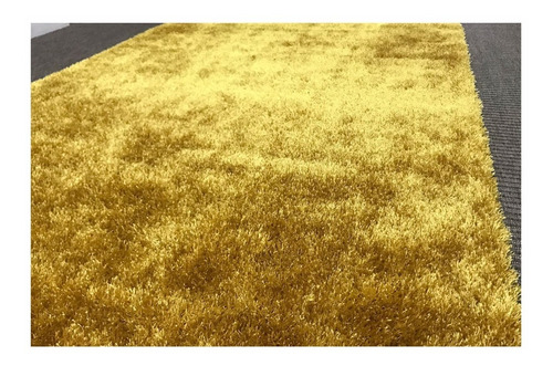 Alfombras Decorativas Mostaza Amarilla Peluda 1.15x1.60mt