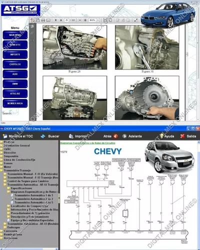 Disco Duro Información Automotriz Mitchell Alldata Diagramas