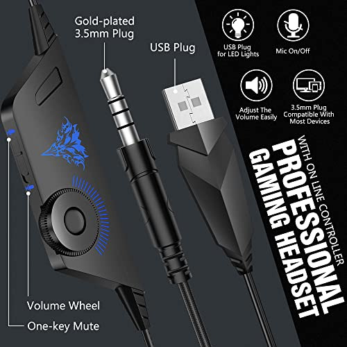 Auriculares Gaming Bengoo V-4 Con Micrófono Y Cancelación