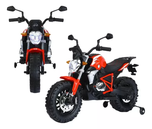 Moto Eletrica Infantil Shiny Toys Ducati Monster 6V Vermelha