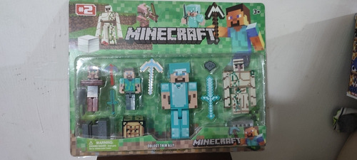 Pack De Personaje, Figura Muñeco De Minecraft 