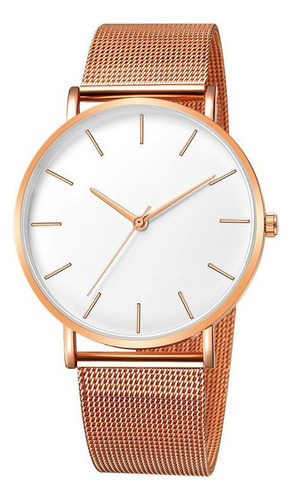 Reloj De Cuarzo Negro Para Hombre Personalidad Simple Y Moda