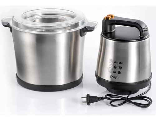 Procesador De Alimentos Picatodo 10l 1000w Raf R.7723 Color Plateado