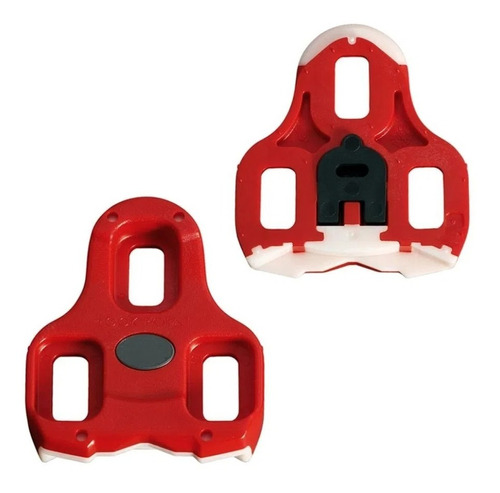 Taco Pedal Look Kéo Cleat Vermelho Com Flutuação De 9° Speed