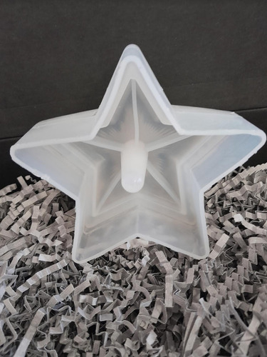 Molde Silicon Diseño Soporte De Anillos Estrella