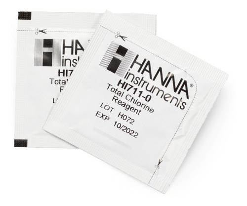 Hanna Instruments Reactivo En Polvo De Cloro Total Hi 711-25