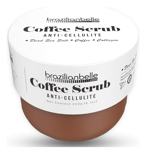 Brazilian Belle Exfoliante De Cafe  Exfoliante Corporal Rea