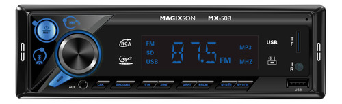 Stereo Bluetooth Led Usb Sd Radio Fm Panel Fijo Ecualizador