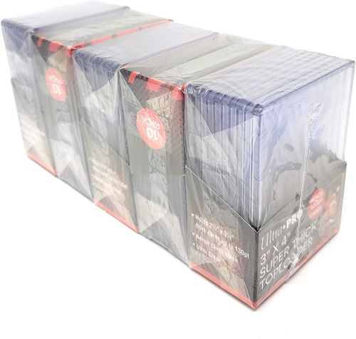 Ultra Pro 5 130pt Top Loader Packs - 10 Toploaders Per Pack