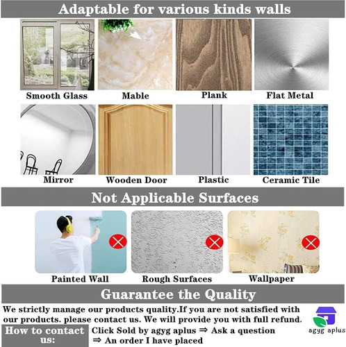 Imagen 8 de 10 de Gancho De Pared X3 Portatil Adhesivo Soporte De Hasta 15 Kg