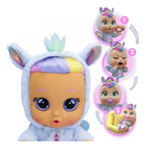 Muñeca Bebes Llorones Dressy Fantasy Hannah Cry Babies