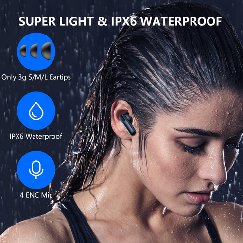 Iwnuer Auriculares Inalámbricos Bluetooth 5.4 Auriculares 42