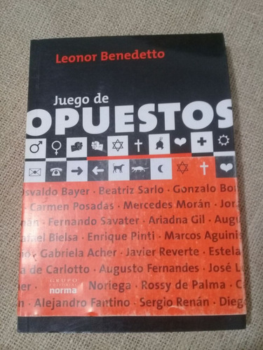 Leonor Benedetto / Juego De Opuestos