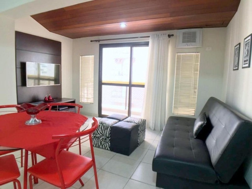 Imagem 2 de 5 de Flat - Praia Das Pitangueiras - Guarujá-sp - Fl0041 - 34711646