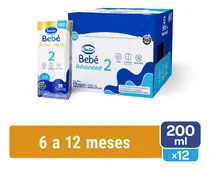 Comprar Sancor Bebé Advanced 2 Leche Maternizada 200ml X12u Sabor Sin Sabor