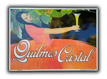 Comprar Cartel De Chapa Quilmes 70x50cm Quilmes Cristal