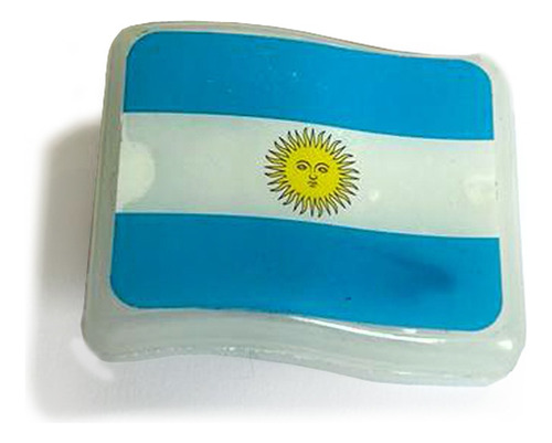 Prendedor Pin  Bandera Argentina De Plastico Con Luz X24 