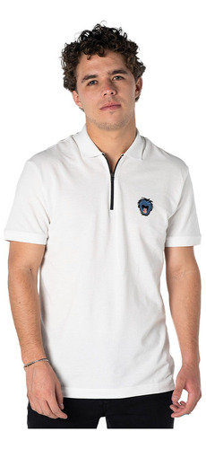 Playera Tipo Polo Hombre 100% Algodón Wild Master Monkey