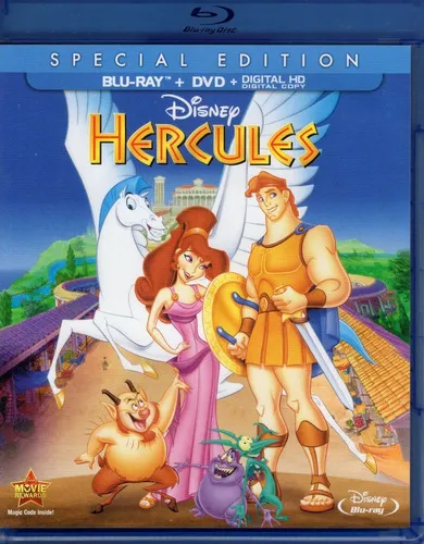 Hercules 1997 Disney Pelicula Blu-ray + Dvd