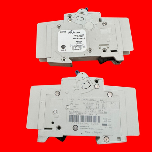 Allen Bradley 1489-m1c020 Ser. D Miniatura Disyuntor 1p 2a 2