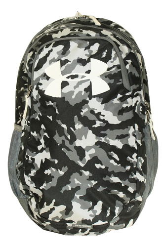 Mochila Deportiva C/ Bolsillo Malla Lateral-camuflaje Negro