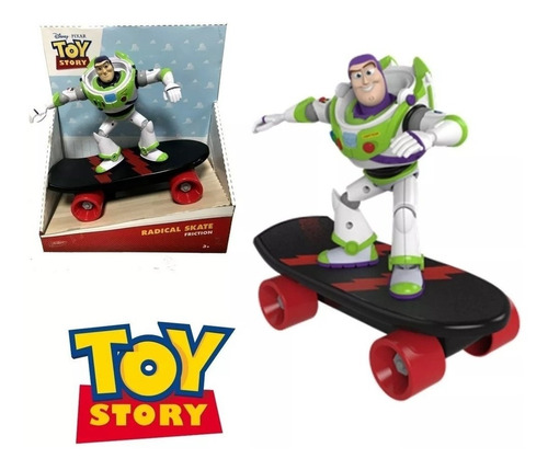 Juguete Toy Story Buzz Lightyear Skate Fricción Babymovil