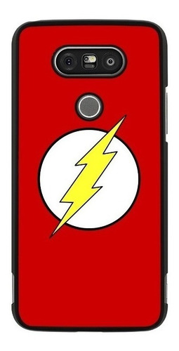 Funda Protector Para LG G5 G6 G7 Flash Rayo Dc Comic Rojo N