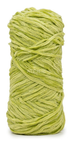 Imagen 5 de 6 de Lanas Chenille Plush Finito Ovillo X 100 Gramos