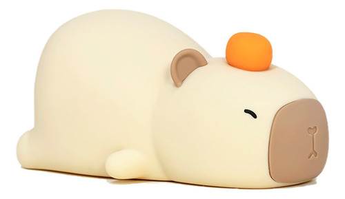Lámpara Dimmable Silicona Capibaras Usb Para Niños Color De La Estructura Color De La Pantalla
