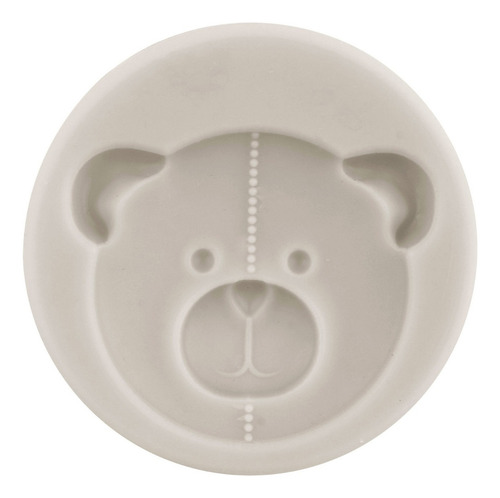 4pcs Molde De Silicona Oso Fondant Chocolate Pasta Resina Color Gris
