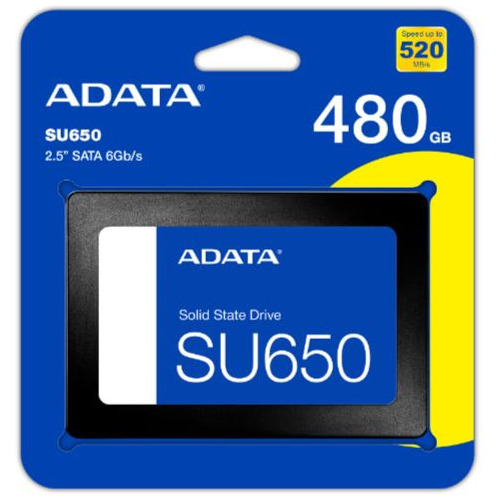 Adata Disco Duro Solido Ssd Sata Laptop Pc 480gb Su650 /k