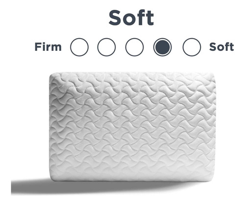 Tempur Pedic Soporte Suave Almohada Funda Protectora Lavable