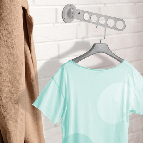 Perchero Plegable Para Colgar Ropa, Colgador 245 Mm 5 Hoyos