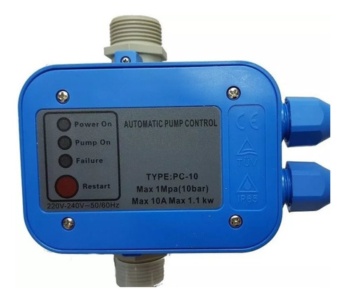 Control Automático Bomba Agua Presostato Czerweny Pc10 Cuota