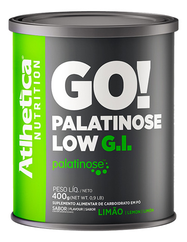 Palatinose 400g - Atlhetica - Baixo Índice Glicêmico