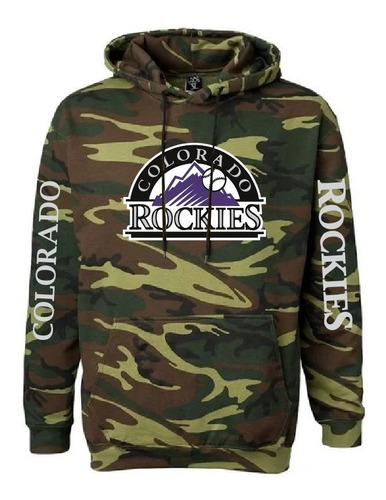 Sudadera Modelo Mlb Colorado Rockies Camuflaje