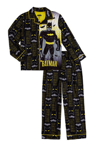 Pijama De Niño De Batman Talla 8 Importada