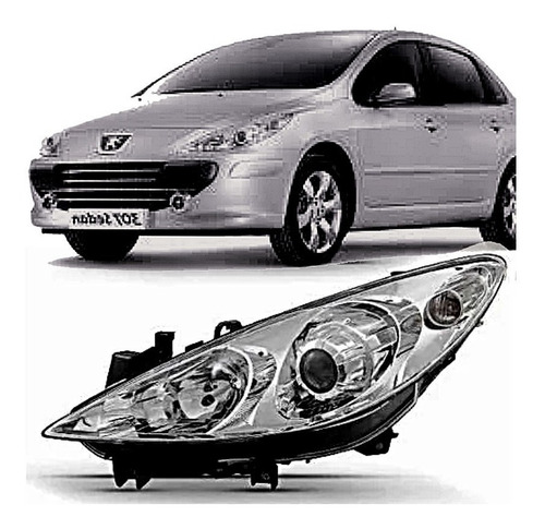 Imagen 4 de 10 de Optica Peugeot 307 Linea Nueva Original Valeo Izq