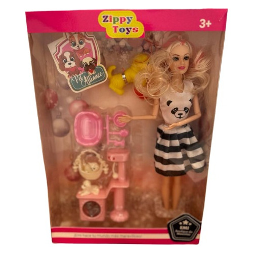 Muñeca Emi Fashion Mascota Zippy Toys Accesorios