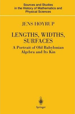 Libro Lengths, Widths, Surfaces : A Portrait Of Old Babyl...