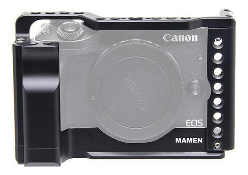 Gaiola Cage Mamen T1-m6 Para Câmera Canon Eos M6 Mark Ii Cor Cinza-escuro