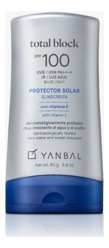 Bloqueador Solar Spf100 Total Block Yanbal - Unique