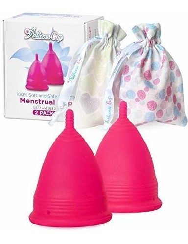 Juego De 2 Copas Menstruales (grandes Y Pequeños) | Juego De