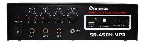 Amplificador De Publidifusion Con Reproductor (usb/sd Card)