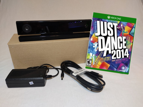 Kinect Adaptado Para Xbox One X + Jogo Just Dance 2014  (Recondicionado)