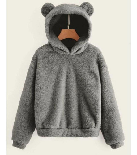 Sudadera Con Capucha De Felpa Para Oreja De Conejo
