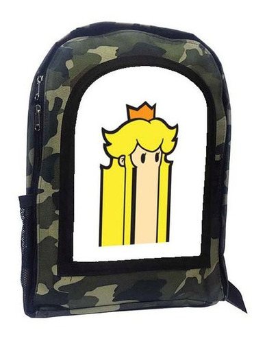 Mochila Camuflada Mario Bross A37