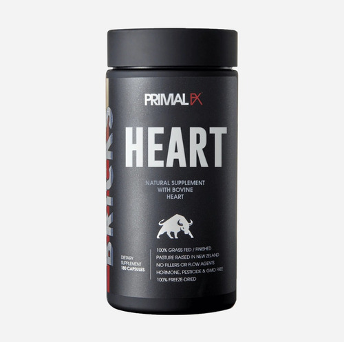 Primal Fx - Heart - 180 Capsules - Dr Ludwig Johnson Sabor Sin Sabor